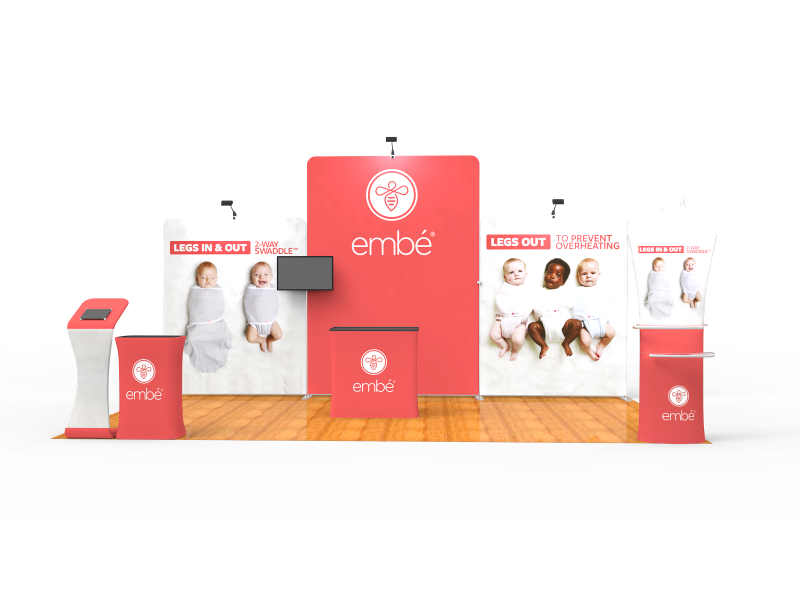 10 x 20ft Portable Exhibition Stand Display Booth ...